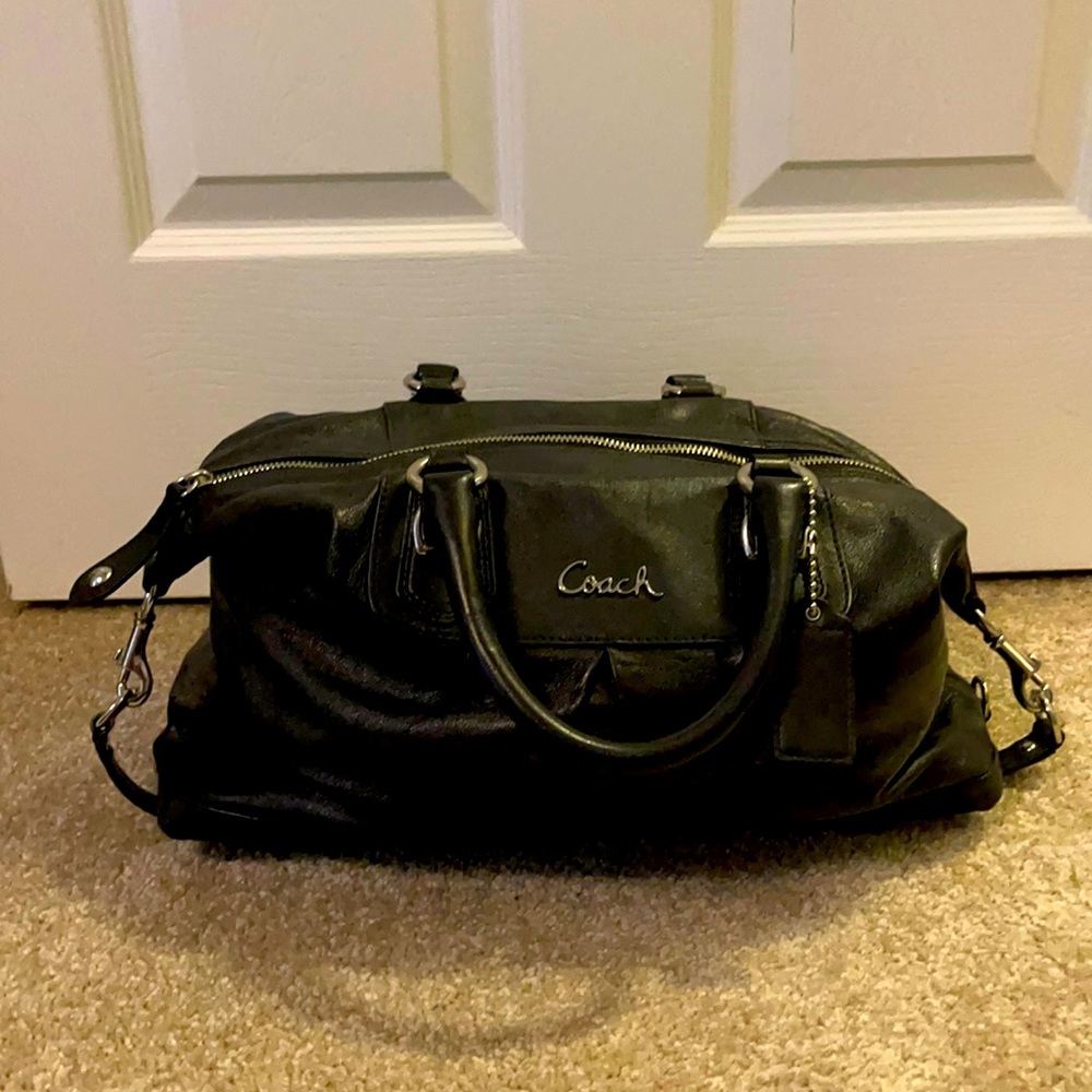 Coach black purse